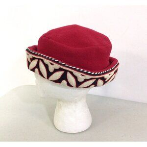 Lanya Red Wool Hat Womens Small